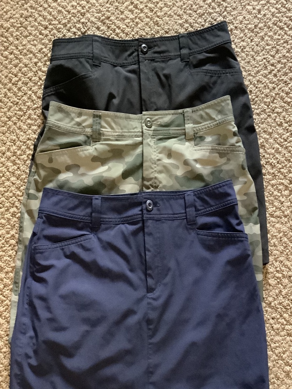 Three Eddie Bauer Skort Skirts Size 12